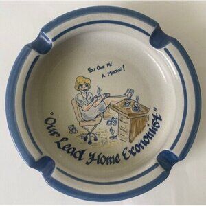 Mid-Century Ceramic Ashtray by Louisville Pottery Rare Design!